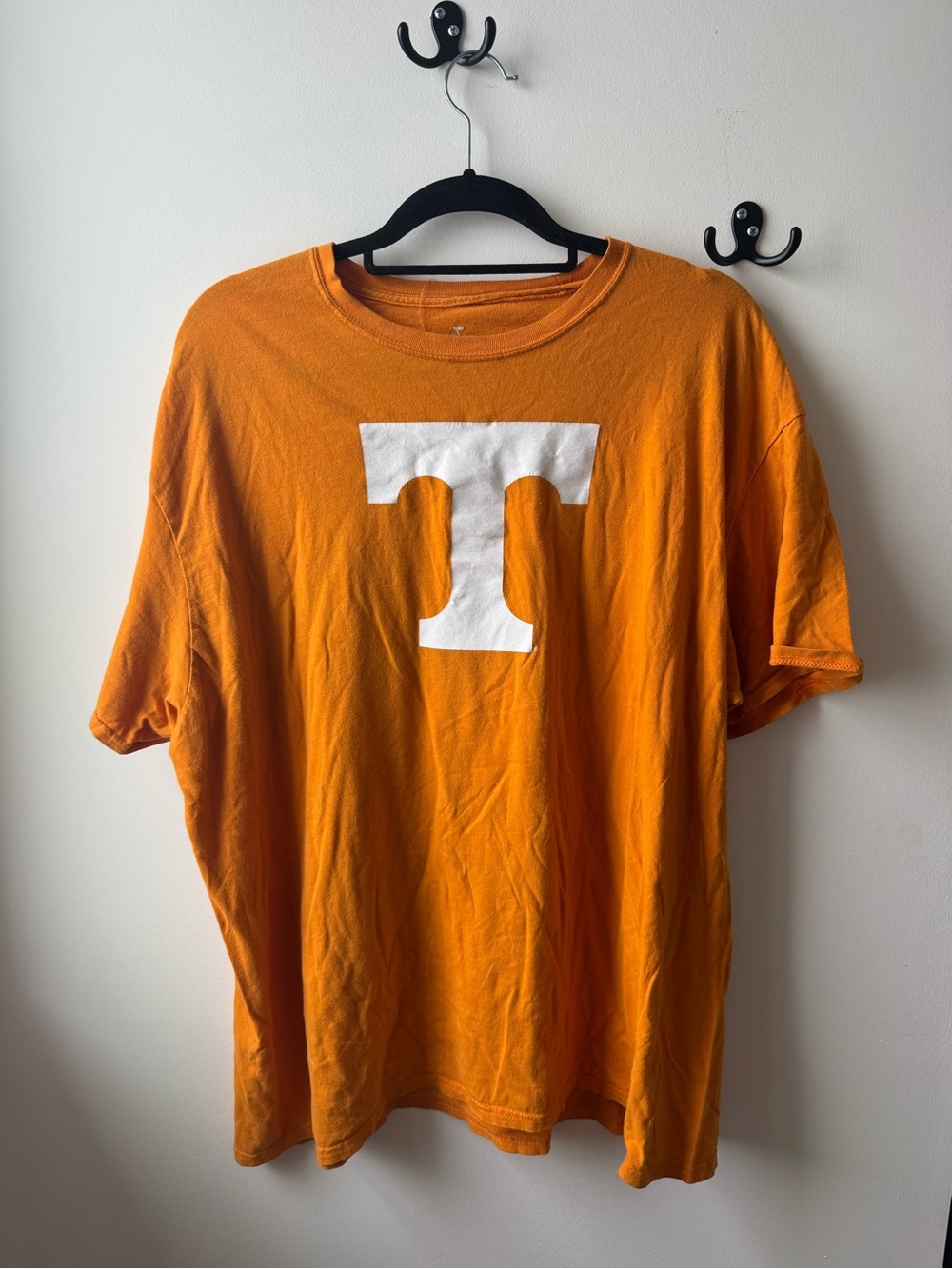 Orange Vols Tee with White 'T' Graphic